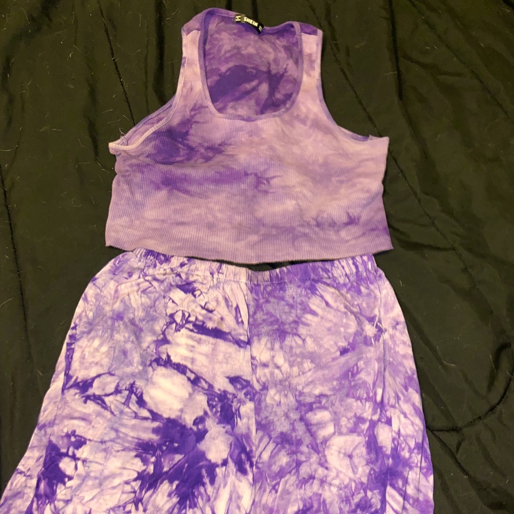 Crop top/Biker short sets